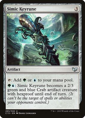 Simic Keyrune card from Commander 2015