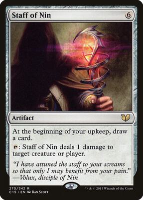 Staff of Nin card from Commander 2015