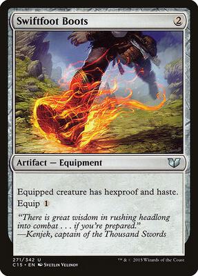 Swiftfoot Boots card from Commander 2015