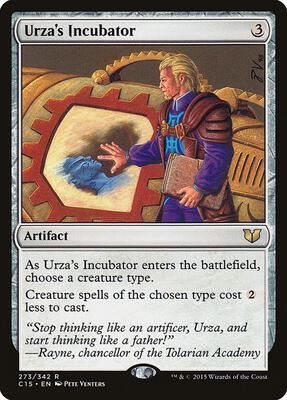 Urza's Incubator card from Commander 2015