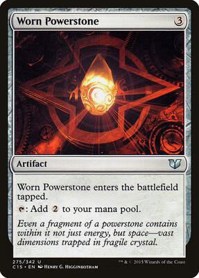 Worn Powerstone card from Commander 2015