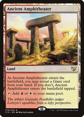 Ancient Amphitheater card from Commander 2015
