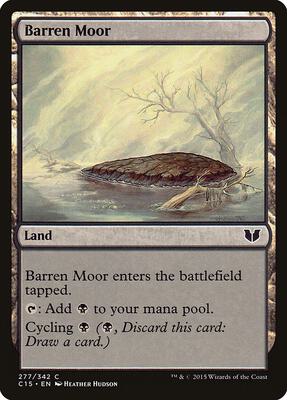 Barren Moor card from Commander 2015