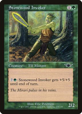 Stonewood Invoker card from Legions