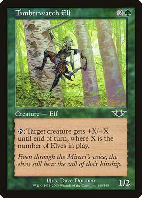 Timberwatch Elf card from Legions