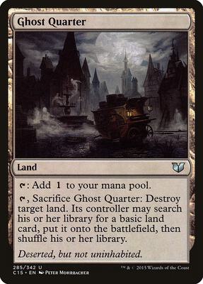 Ghost Quarter card from Commander 2015
