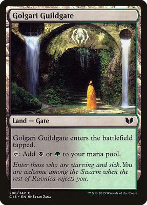 Golgari Guildgate card from Commander 2015