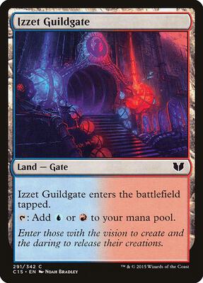 Izzet Guildgate card from Commander 2015