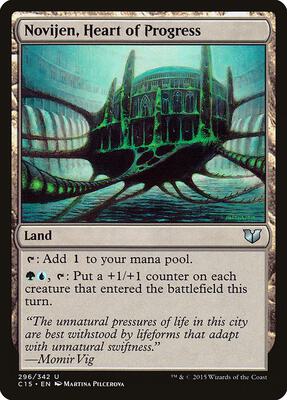 Novijen, Heart of Progress card from Commander 2015
