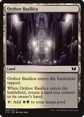 Orzhov Basilica card from Commander 2015