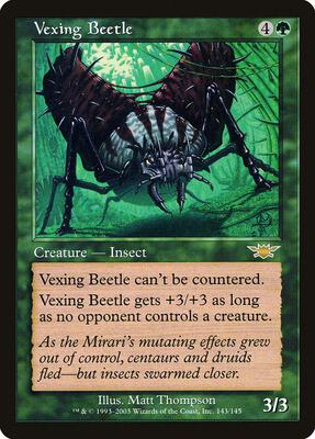 Vexing Beetle card from Legions