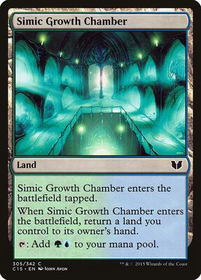 Simic Growth Chamber card from Commander 2015