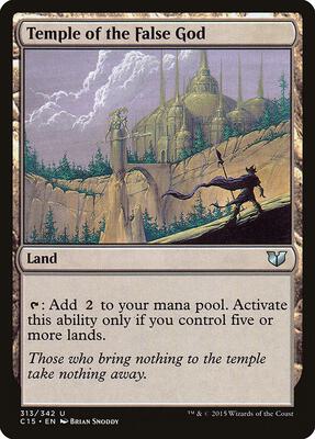 Temple of the False God card from Commander 2015