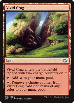 Vivid Crag card from Commander 2015