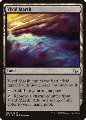 Vivid Marsh card from Commander 2015