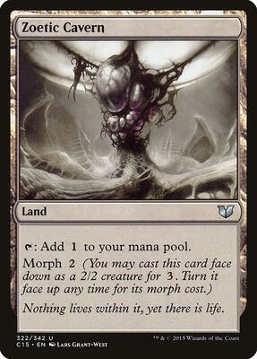 Zoetic Cavern card from Commander 2015