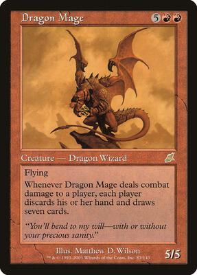 Dragon Mage card from Scourge