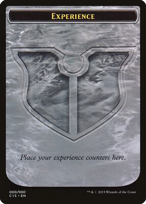 Experience Double-Sided Token card from Commander 2015