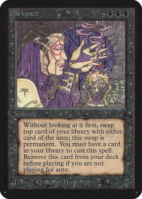 Darkpact card from Alpha Edition
