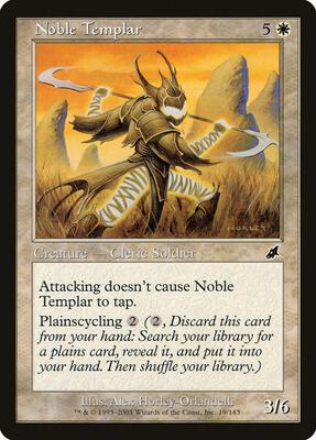 Noble Templar card from Scourge