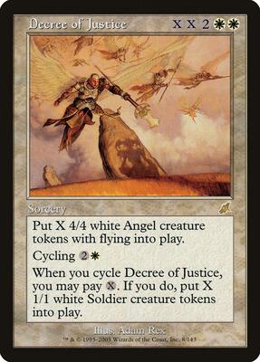 Decree of Justice card from Scourge