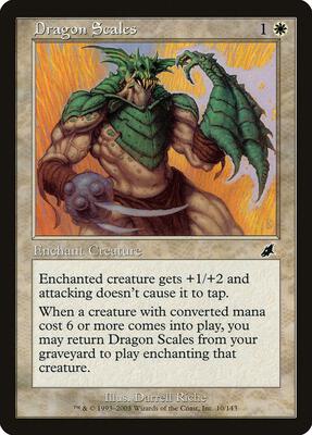 Dragon Scales card from Scourge