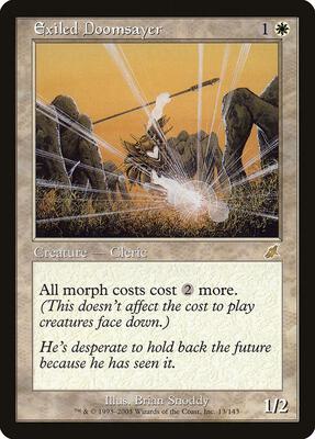 Exiled Doomsayer card from Scourge