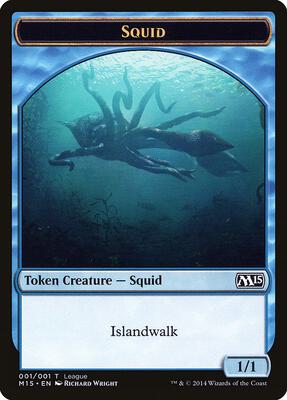 Squid Token card from League Promos