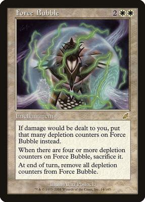 Force Bubble card from Scourge