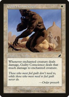 Guilty Conscience card from Scourge
