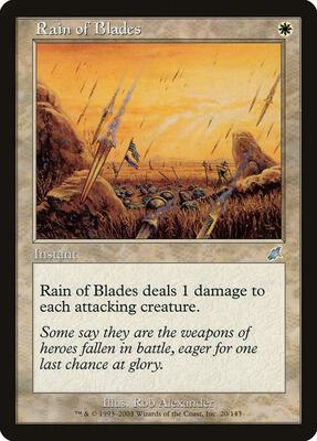 Rain of Blades card from Scourge