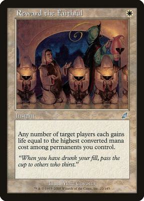 Reward the Faithful card from Scourge