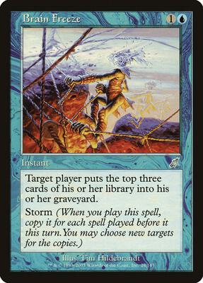 Brain Freeze card from Scourge