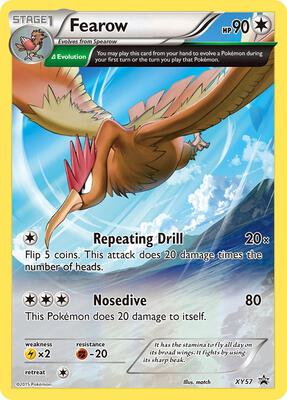 Fearow card from XY Promos