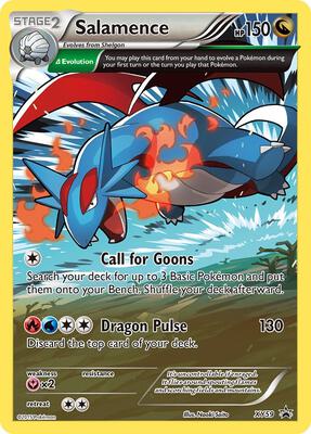 Salamence - XY59 card from XY Promos