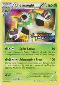 Chesnaught - XY68 (Prerelease [Staff] card from XY Promos