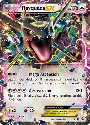 Rayquaza EX (Shiny) card from XY Promos