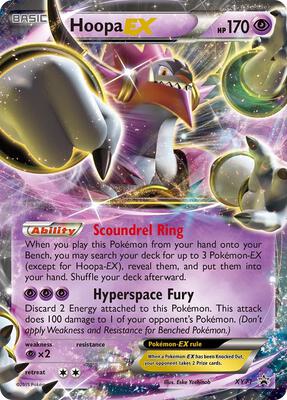 Hoopa EX card from XY Promos