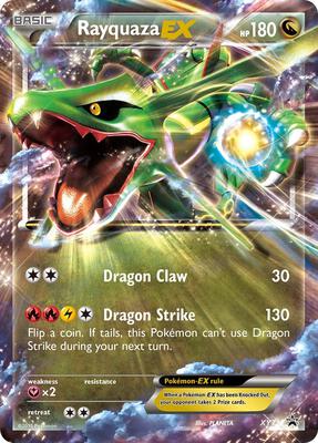 Rayquaza EX (XY73) card from XY Promos