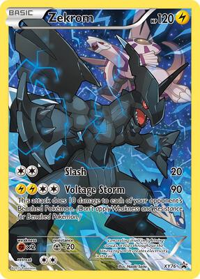 Zekrom (Full Art Promo) card from XY Promos