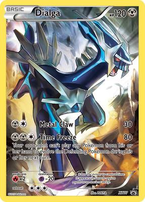 Dialga (Full Art Promo) card from XY Promos