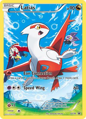 Latias (Full Art Promo) card from XY Promos