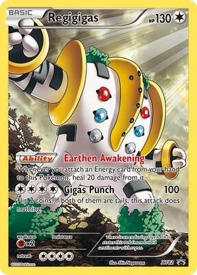 Regigigas (Full Art Promo) card from XY Promos
