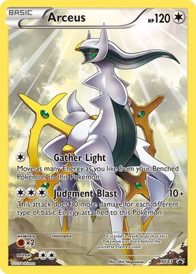 Arceus - XY83 card from XY Promos
