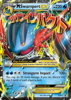 M Swampert EX card from XY Promos