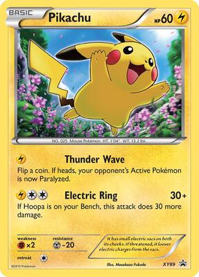 Pikachu (Collector Chest) card from XY Promos