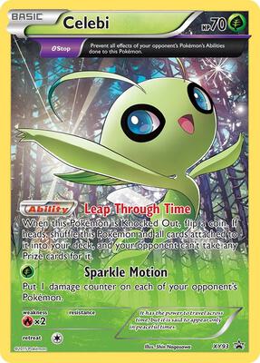 Celebi - XY93 card from XY Promos