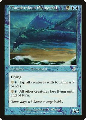 Thundercloud Elemental card from Scourge