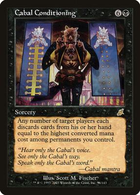 Cabal Conditioning card from Scourge