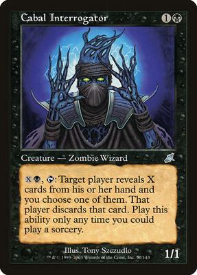 Cabal Interrogator card from Scourge